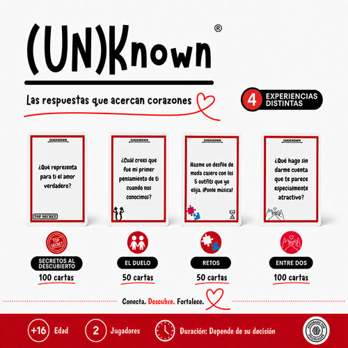 (UN)Known - Juego de cartas para parejas