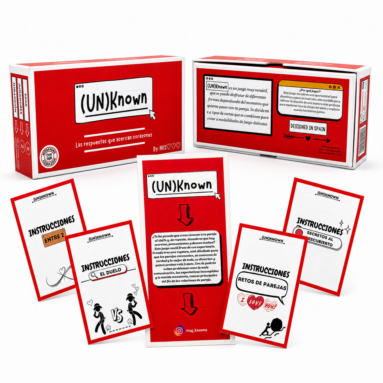 (UN)Known - Juego de cartas para parejas